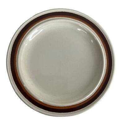 #ad 7quot; Salad Plate Replacement Beige Brown White