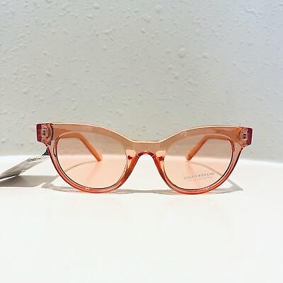 #ad Lucky Brand Cat Eye Fashion Women#x27;s Sunglasses Pacific Pink Orange NWT