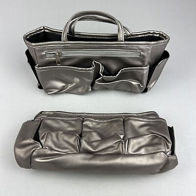 #ad Womens Travel Mini Bag Purse Tote Leather Multi Pockets