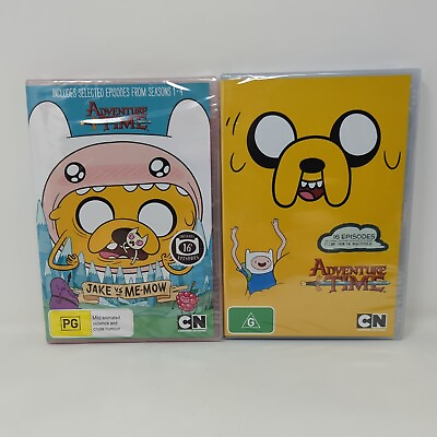#ad Lot of 2 x Adventure Time DVDs Jake Vs Me Mow Region 4 DVD New amp; Sealed