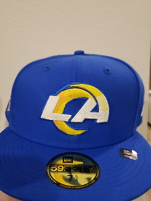 #ad Los Angeles LA St Louis Rams Hat Cap 2004 10th Ann Size 7 5 8 59Fifty New Era