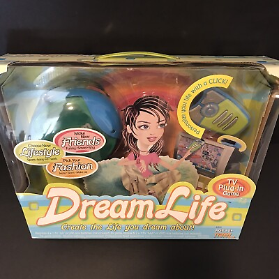 #ad 2005 Hasbro Dream Life TV Plug N Play Video Game With Remote NEW IN BOX