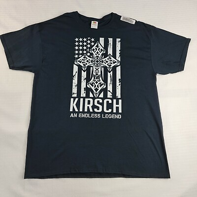 #ad New Mens KIRSCH An Endless Legend Black T shirt Size XL Extra Large HD Cotton