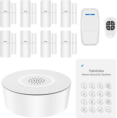 #ad DIY Smart Home Security System Kit: Alarm System Beta with Keypad 12 Pack