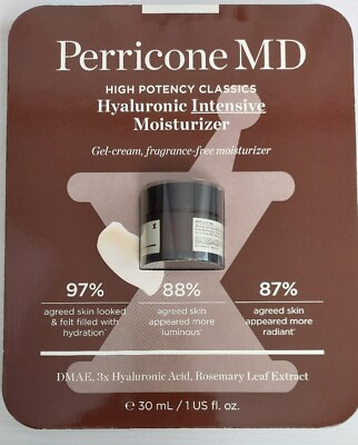 #ad Perricone MD High Potency Classics Hyaluronic Intensive Moisturizer 1 oz * NEW