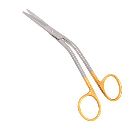#ad Set of 5 TC Fomon Dorsal Scissors 5.5quot; Angled Serrated Lightweight Premium