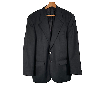 #ad Vintage St Michael Wool Jacket Blazer Size M Grey Marks amp; Spencer Made In UK 90s