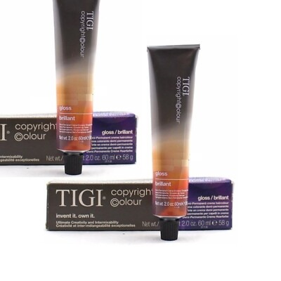 #ad TIGI Copyright Colour Gloss Brillant Demi Permanent Professional Hair Color 2oz $8.95