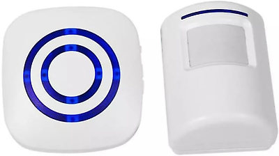 #ad Wireless Home Security Driveway Alarm Entry Alert Visitor Door Bell Chime with