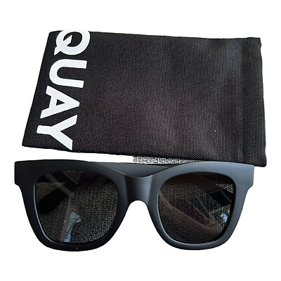 #ad Quay Sunglasses Womens After Hours 125 Matte Black Smoke Lens Shades Australia