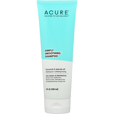 #ad Acure Simply Smoothing Shampoo Coconut amp; Marula Oil 8 Oz