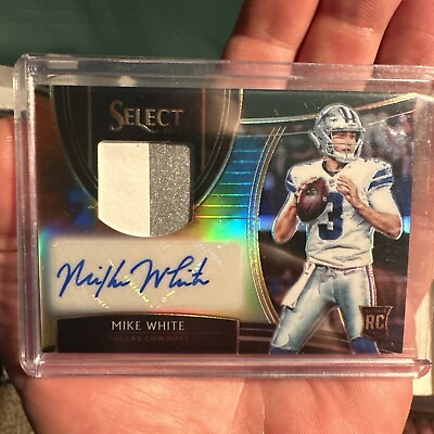 #ad 2018 Panini Select Tie Dye #d 01 15 Mike White Auto Jersey Rookie Dolphins