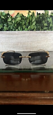 #ad Sunglasses With Golden Frames