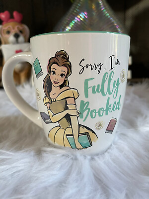 #ad Disney Beauty and the Beast Belle Fully Booked Mug Officially Licensed New