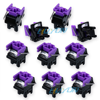#ad 10pcs Purple Clicky Optical Switches Hot Swap Switch for Razer Huntsman Keyboard
