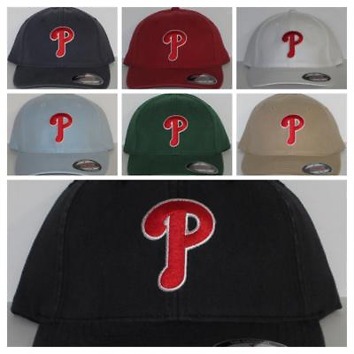 #ad Philadelphia Phillies quot;FLEX FITquot; Cap ⚾Hat ⚾CLASSIC MLB PATCH LOGO ⚾2 Sizes ⚾NEW