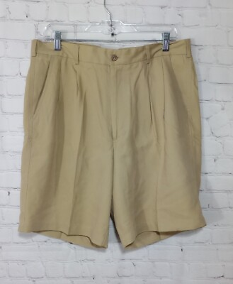 #ad Luau Mens Shorts Size 34 Chino 100% Finest Tencel Lyocell
