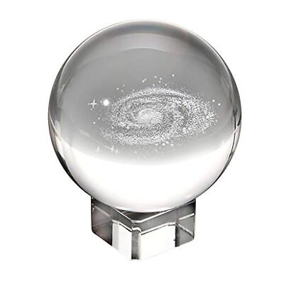 #ad OwnMy Galaxy Crystal Ball Glass Sphere Display Globe Paperweight Healing Medi...