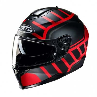#ad HJC Full Face Helmet C70N 2206 Holt Red Matte