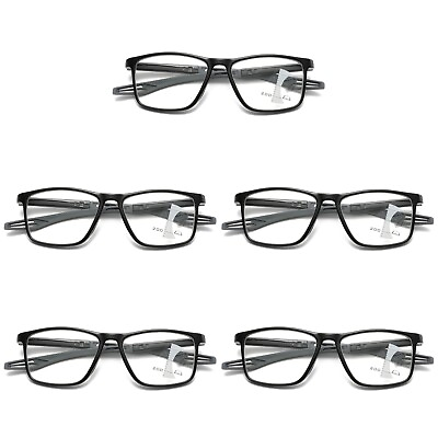 #ad 5PK Men Women Multifocus No Line Progressive Reading Glasses Multifocal Readers