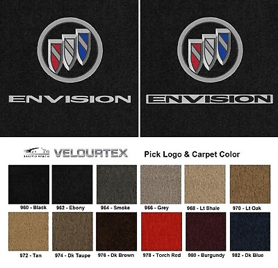 #ad Lloyd Mats Velourtex Buick Envision Double Logo Front Floor Mats 2018 2020 $160.99