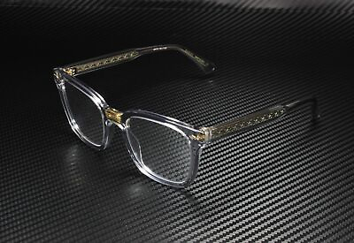 #ad GUCCI GG0184O 005 Rectangular Square Grey Demo Lens 50 mm Unisex Eyeglasses