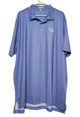 #ad Peter Millar Summer Comfort Mens 2XL Golf Polo Shirt Martini Glasses Stretch XXL
