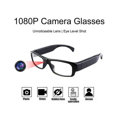 #ad Camera Smart Glasses Touch Button Video Recorder Eyewear Camcorder