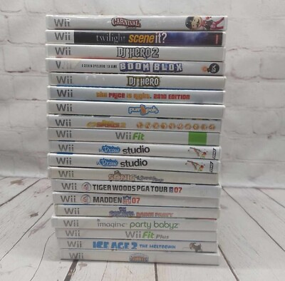 #ad Nintendo Wii Games Your Choice from a Huge Lot Of Games Discounts Up to 25%