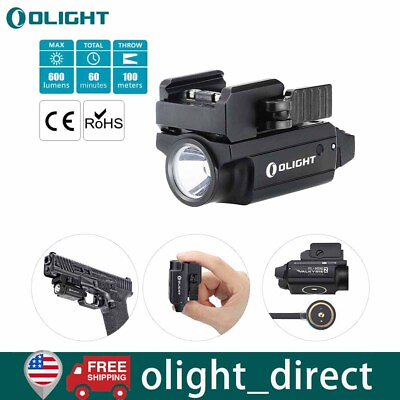 #ad OLIGHT PL MINI Valkyrie 2 600 Lumens Magnetic Rechargeable Pistol Tactical Light