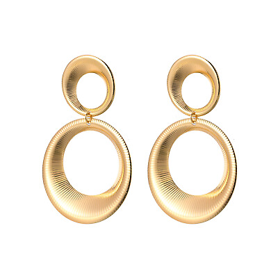 #ad Oversize Large Circle Earrings for Women Girls Exaggerated Minimalist