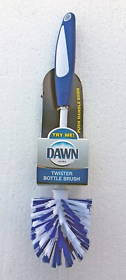 #ad New Dawn Blue amp; White Twister Bottle Brush For Tall Bottles amp; Glasses Free Ship