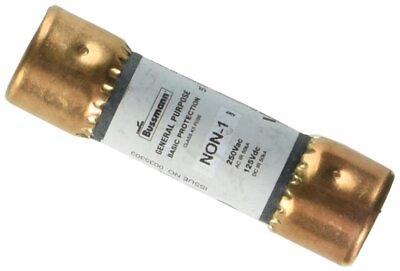#ad NON 1 1 Amp One Time Cartridge Fuse Non Current Limiting Class K5 250V UL Listed