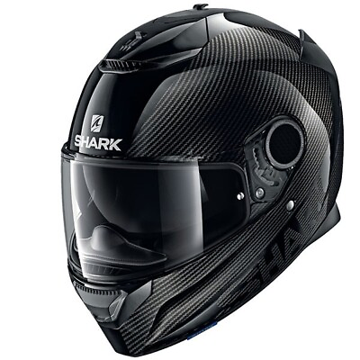 #ad New SHARK Spartan Full Face Helmet Carbon XS #4 800003