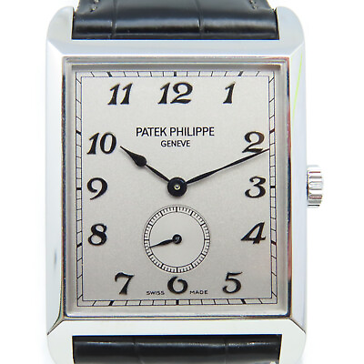 #ad PATEK PHILIPPE Gondolo Automatic Watch 5109G 18K White Gold Silver