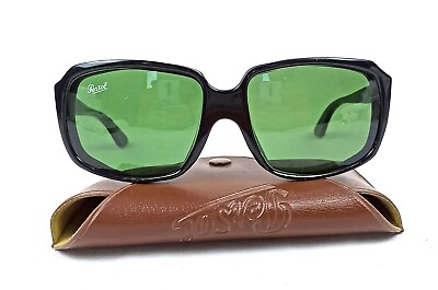 #ad GANGSTER STYLE PERSOL 6618 T SUNGLASSES VINTAGE FRAME ITALY RATTI 60s ART DECO