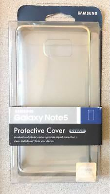#ad Original Samsung Protective Cover Case for Samsung Galaxy Note 5 Clear Silver