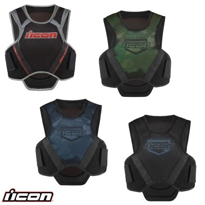 #ad Icon Field Armor Softcore Mens Street Motorcycle Vest Pick Size Color