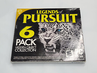 #ad Legends of Pursuit; Hidden Object Collection PC DVD 6 Pack New Sealed