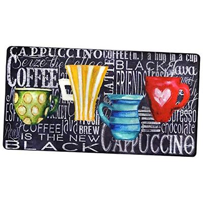 #ad Anti Fatigue Kitchen Mat Kitchen Mat Cushioned Anti Coffee Cups Chalk