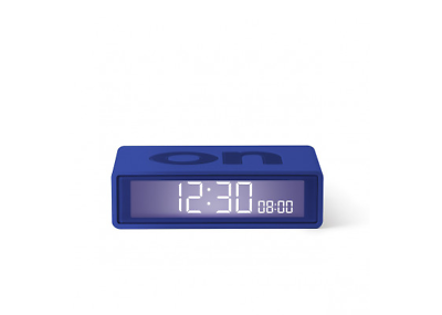 #ad Lexon Flip Plus Travel Reversible LCD Alarm Clock Radio Controlled Touch