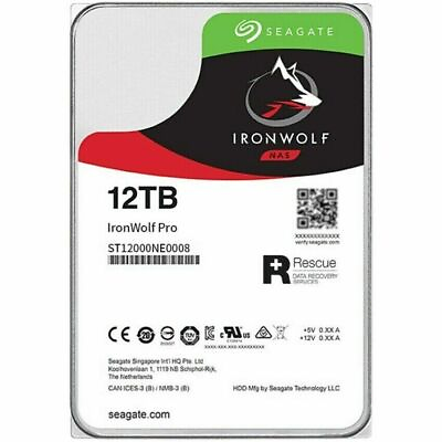 #ad Seagate IronWolf Pro 12TB 7200RPM SATA 6Gb s 3.5quot; NAS HDD ST12000NE0008 NEW