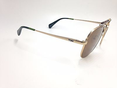 #ad $480 Toms Booker 58mm Brown Aviator Fashion Sunglasses Glasses Shades Lenses