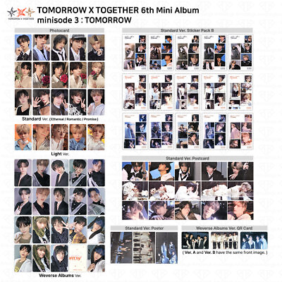 #ad TXT Tomorrow X Together minisode 3: TOMORROW Photocard Postcard Poster Sticker