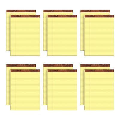 #ad 8.5 x 11 Legal Pads 12 Pack The Legal Pad Brand Wide Ruled Yellow Paper ...