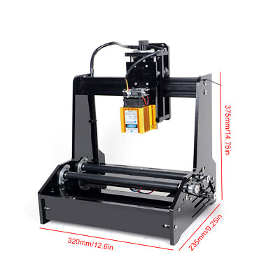 #ad Portable 15W Cylindrical Laser Engraving Machine Desktop Metal Engraver Printing
