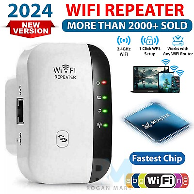 #ad WiFi Range Extender Internet Booster Wireless Signal Repeater Wireless Amplifier