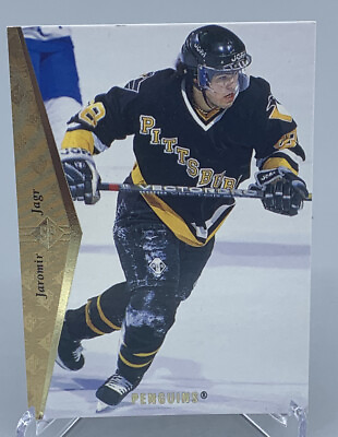 #ad 1995 Upper Deck Short Print Jaromir Jagr Pittsburgh Penguins #89
