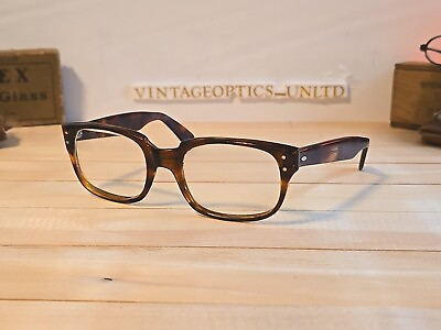 #ad USA Optical Tortoise Shell Fat Temple Rocco Style Eyeglasses Frames