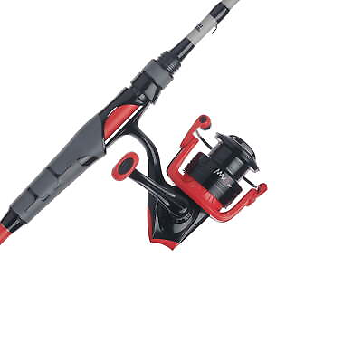 #ad Abu Garcia 6’6” Max X Fishing Rod and Reel Spinning Combo Lightweight Durable